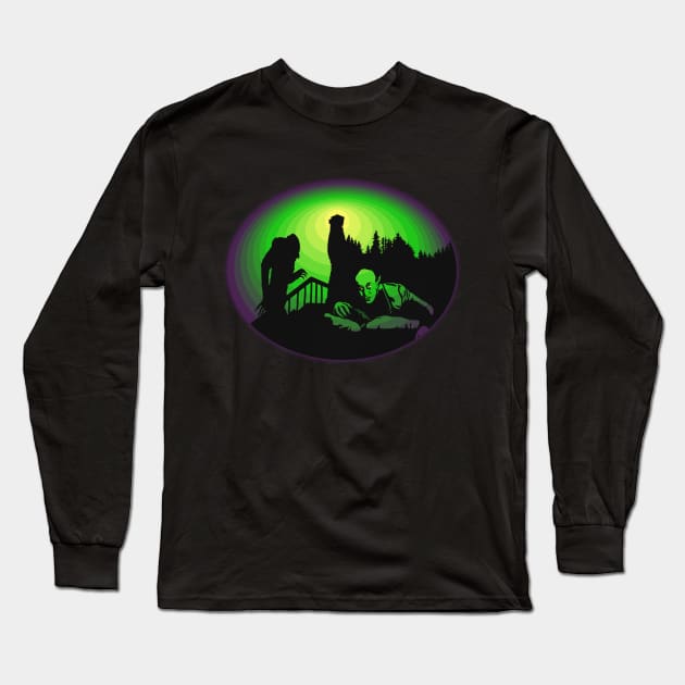 Nosferatu, a Symphony of Horror Long Sleeve T-Shirt by PlaidDesign